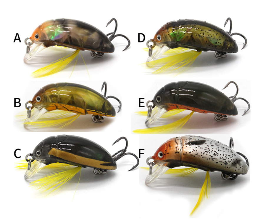 Grosir Topwater Cicada Bait Fishing Lure Serangga Bug Lure Sea